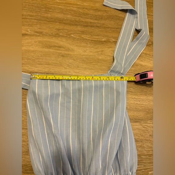 White Fox Strapless Romper - Picture 3 of 7